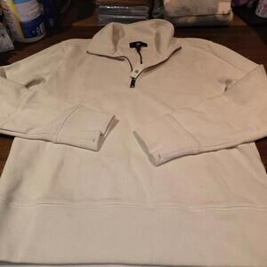 NEW W/ Tags Mens Banana Republic Quater Zip Pullover Hoodie Sz Medium MSRP $100